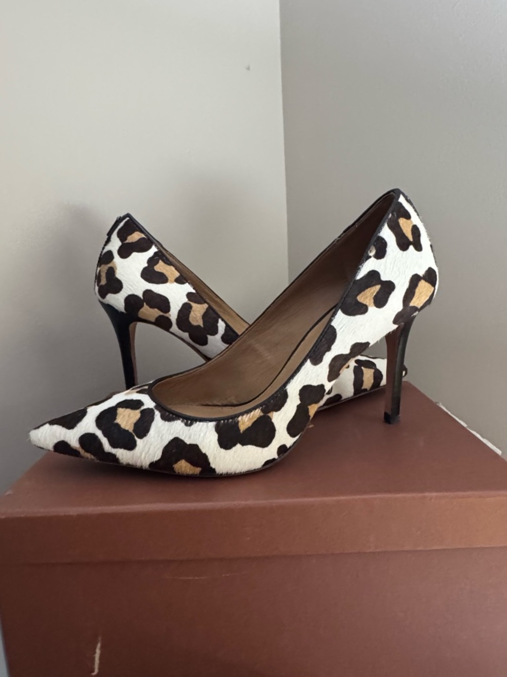 Coach ocelot  pony hair calf heels - Picture 11 of 11